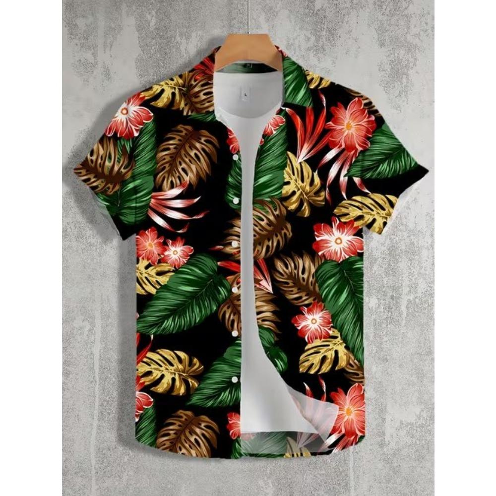 

Men s Simple Pattern 3D Print Shirt Button Up Shirt Casual Shirt Summer Shirt Short Sleeve Daily Vacation Clothing 8XL
