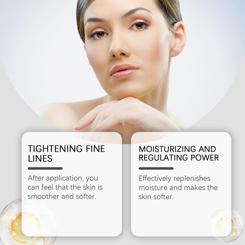 Anti-Aging Faltenreduzierendes Serum, Faltenreduzierend, Feuchtigkeitsspendend, Ausgleichend Wasser und Öl, Aufhellend 30ml