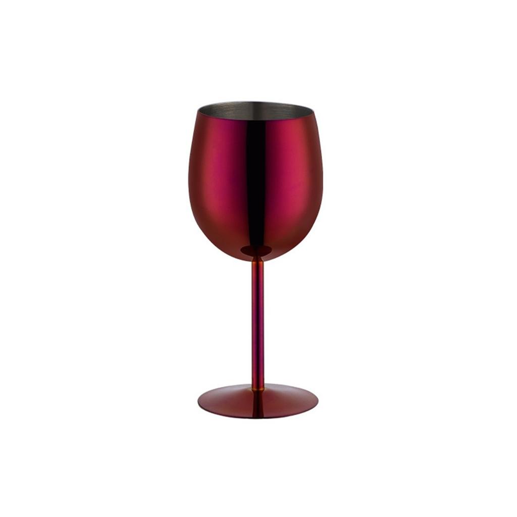 Functional 350ML Stainless Steel Wine Glass for Indoor and Outdoor Use
