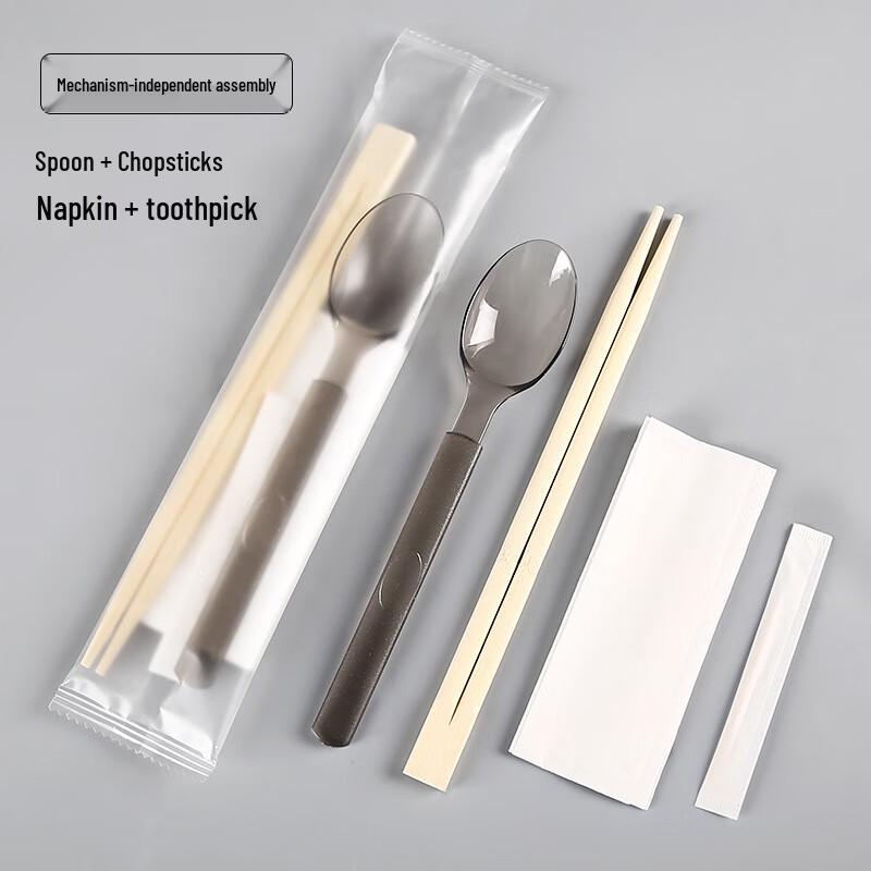 Disposable 4-Piece Cutlery Set