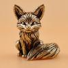 Reine Kupfer Tintenfisch Statue Vintage Messing Löwe Fuchs Figuren Desktop Feng Shui Ornament Miniaturen Antike Tee Haustier Handarbeiten