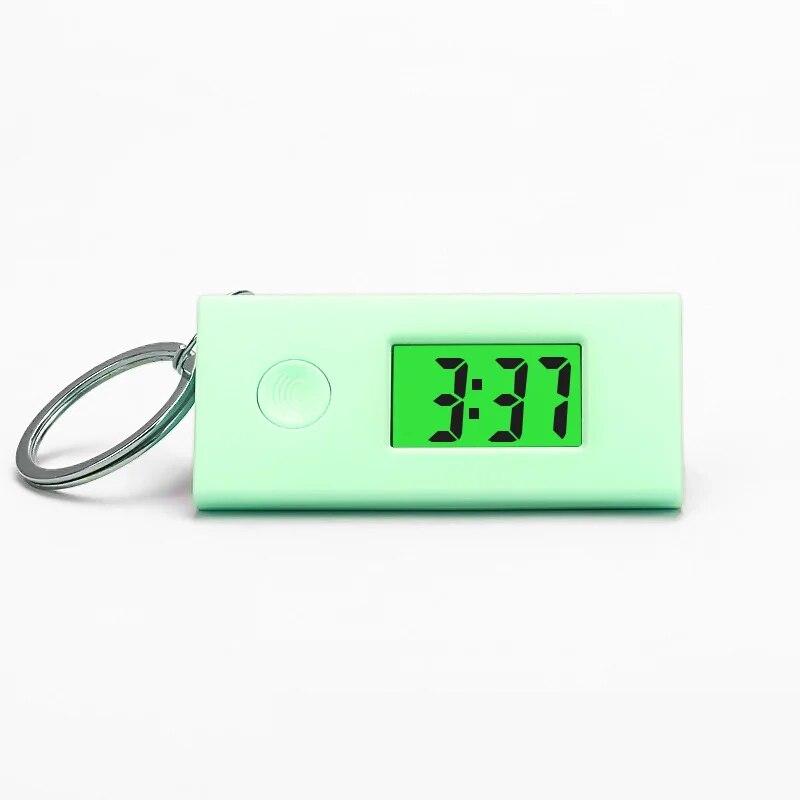 Luminous ABS Digital Electronic Clock Mini Portable Student Exam Silent Clock Library Study Pocket Watch Backlight LCD Display