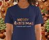 Merry Christmas Funny T-shirt Calories Don't Count Tshirt