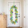 Easter Garland Decorations St. Patrick's Day & Easter Party Supplies Wire Wreath Frame Oval Wreath Easter Garland Decor