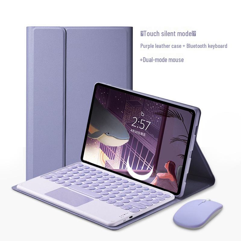 iPad Pro 11 Bluetooth Keyboard Leather Case 10th Gen 10.9 with Pen Slot - Magnetic Tablet Protective Shell 10.2
