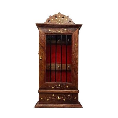 33.02cm Wooden Wall Mounted Key Holder Sheesham Wooden Key Holder For Home Decor