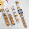 Apple Watch S10 Cute Cat Star Leather Plush Strap