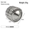 Zinc Alloy Kongming Puzzle Lock: Disentanglement Ring Educational Toy