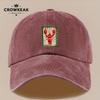 PC Hummer-Print Baseballkappe Roter Hummer Grünes Akzentdesign Leichter atmungsaktiver Hut für Männer Frauen Verstellbarer Snapback
