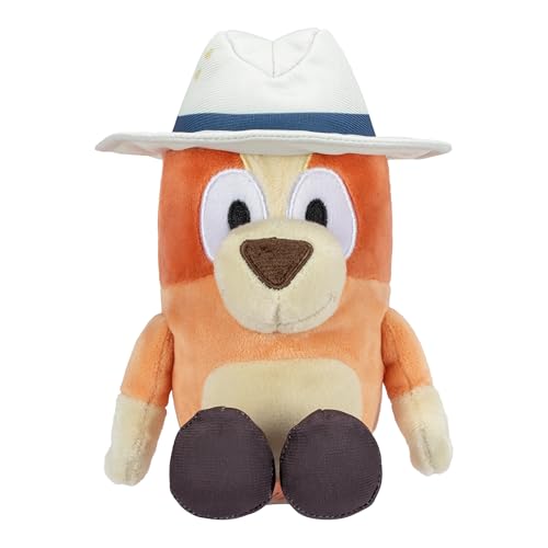 Bluey Friends 2-Pack Plush Toys, Including Captain and Holiday Bingo, Made from Exquisite Soft Plush, 6.5-9 inches / 16-23cm Tall