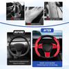 Steering Wheel Cover For Telsa Model 3/Model Y Accessories Carbon Fiber Steering Wheel Cover Protector Anti-Slip, Comfortable Grip, Breathable, Model