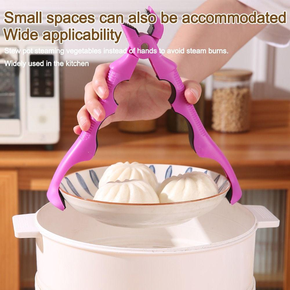 Multifunctional Kitchen Bowl Clip Gripper Anti Scalding Holder New Pot Clips  Kitchen Gadgets