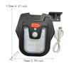 Solar Outdoor Light with 3 Lighting Modes Automatically Clamp Mounted Easy Installation Waterproof Motion for Backyard Yard