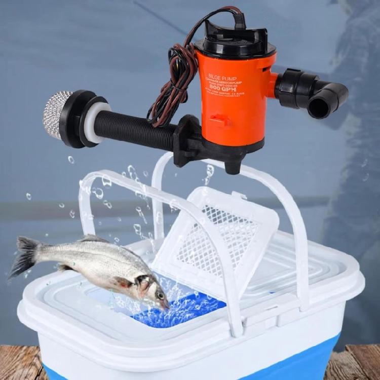 Rustproof Long Life Motor Submersible Aerator Pump Parts For Fishing Boat Marine Activities Enhanced Water Circulation