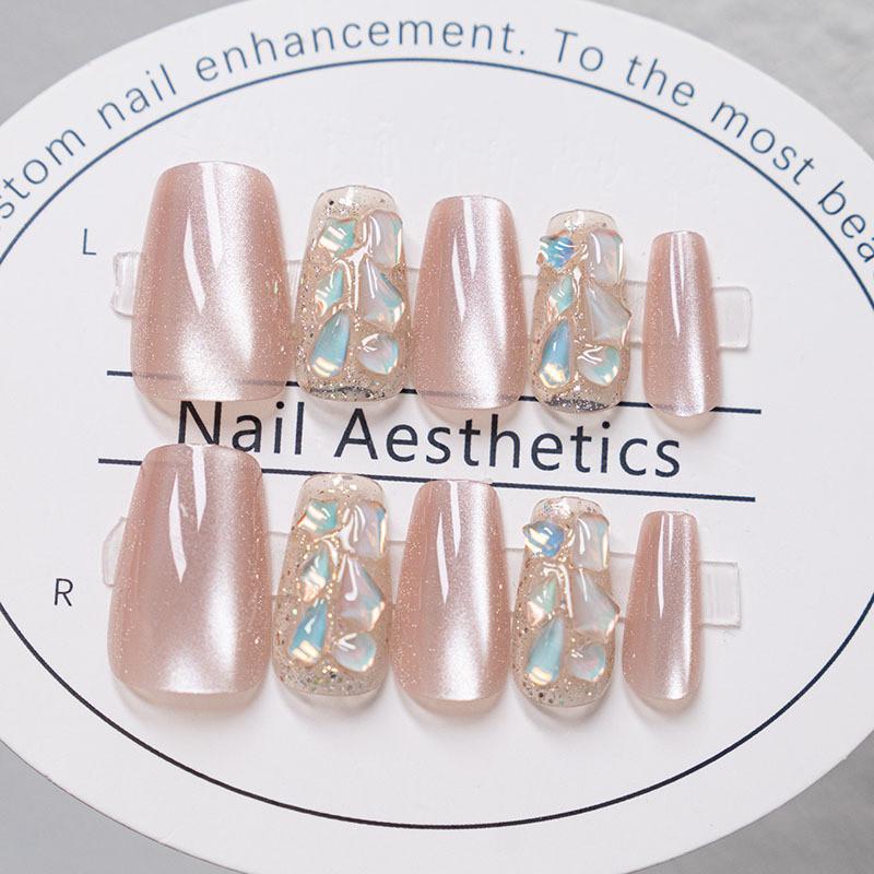 Artă Unghii Articole de Unghii Portabile pentru Femei Detașabile la Modă Rezistente la Uzură