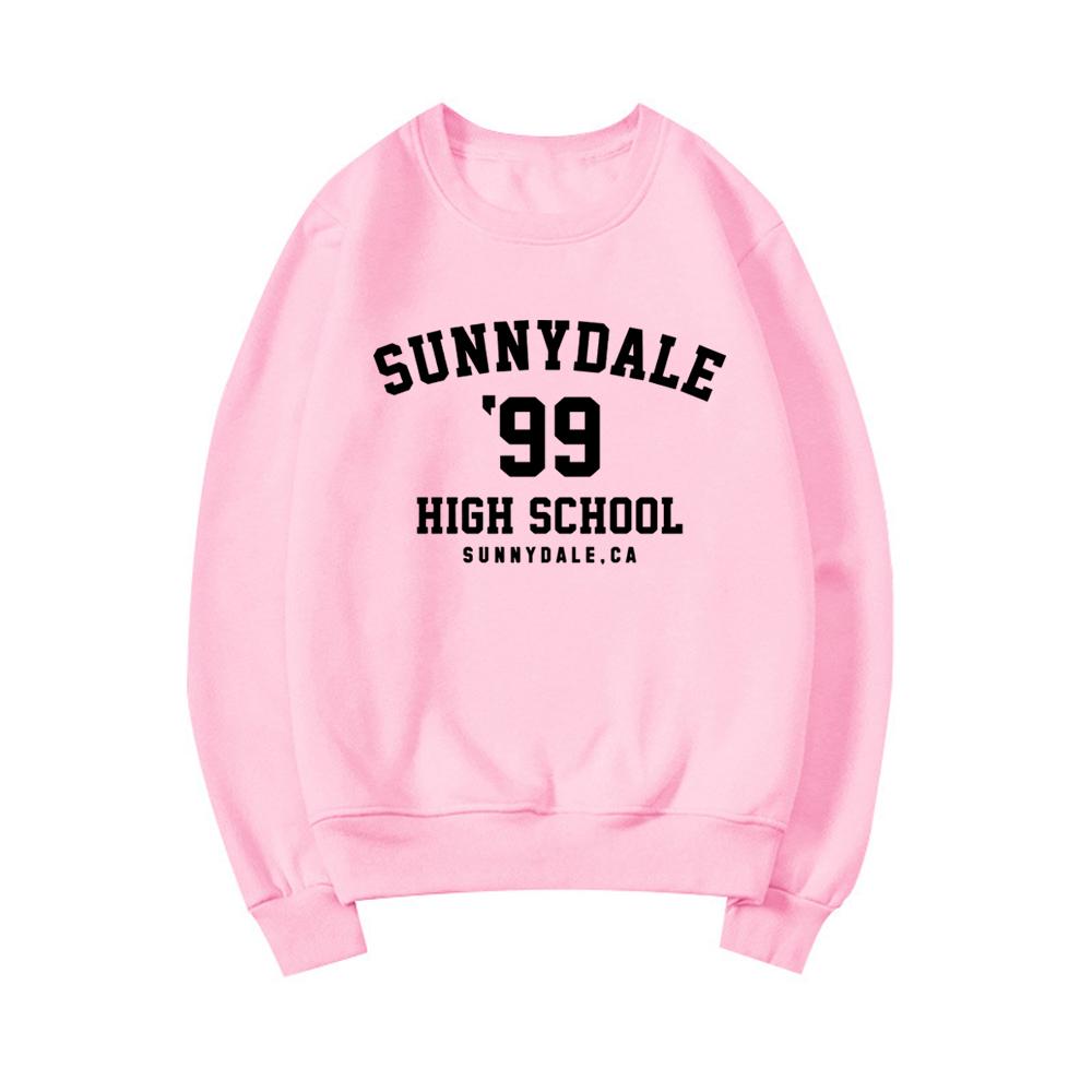 Sunnydale High School Unisex Sweatshirt Sunnydale Sweatshirt TV Show Inspired Hoodie Long Sleeve Crewneck Pullover Women Hoodies