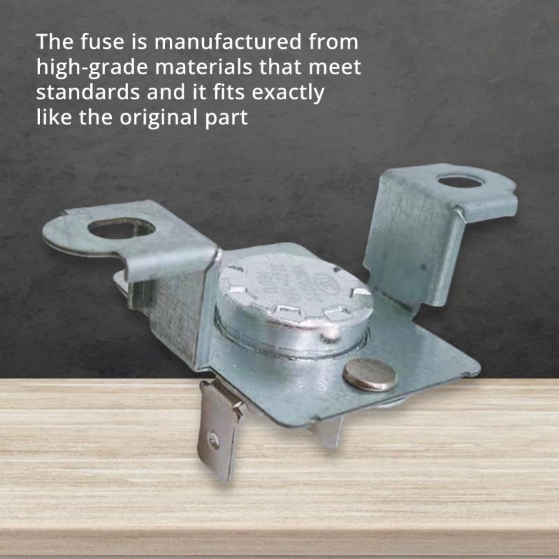 Set of 4 Dryer Thermostat Brackets Dryer Assembly Bracket Dryer Safety Fuse Perfect for Various Models Easy Installation