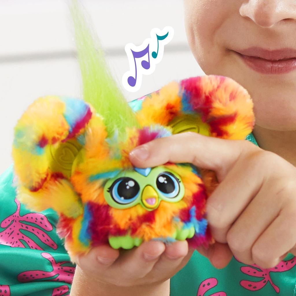HASBRO Furby Furblets Pixel Mini Furby Elektrisk Gosedjursleksak för Pojkar och Åldrar Ny Modell Vänner, 45+ Ljud, Språk, Flickor, 6+, Flerfärgad, F8898,