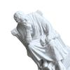 Ornaments with Philosopher Shape Stable Base 3D Printed Sculpture Retro Literary Desktop Decoration for Study Room Office Entrance Hall