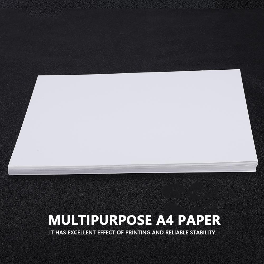 50 Sheets White Blank Paper   Hand Printed  Multipurpose Use