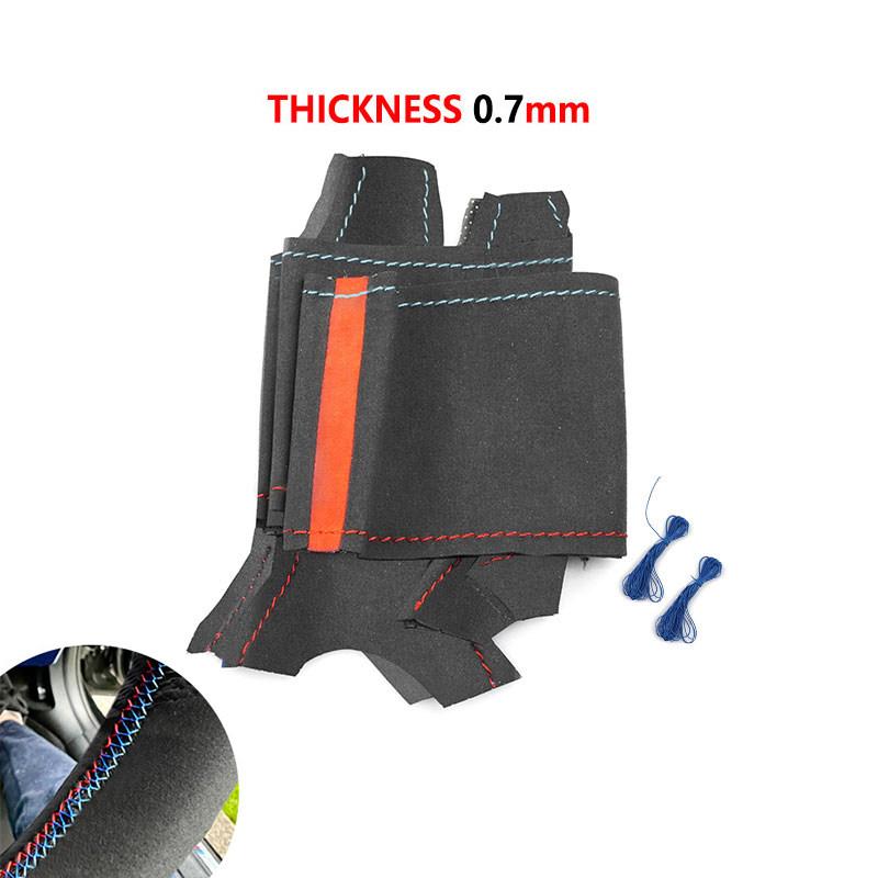 Samochodowy Zamszowy Skórzany Pokrowiec na Kierownicę Wykończenie Dla BMW M Sport F10 F11 F12 F13 F20 F22 F30 F31 F32 F34 F36 F48 F39 F25 F26 F15