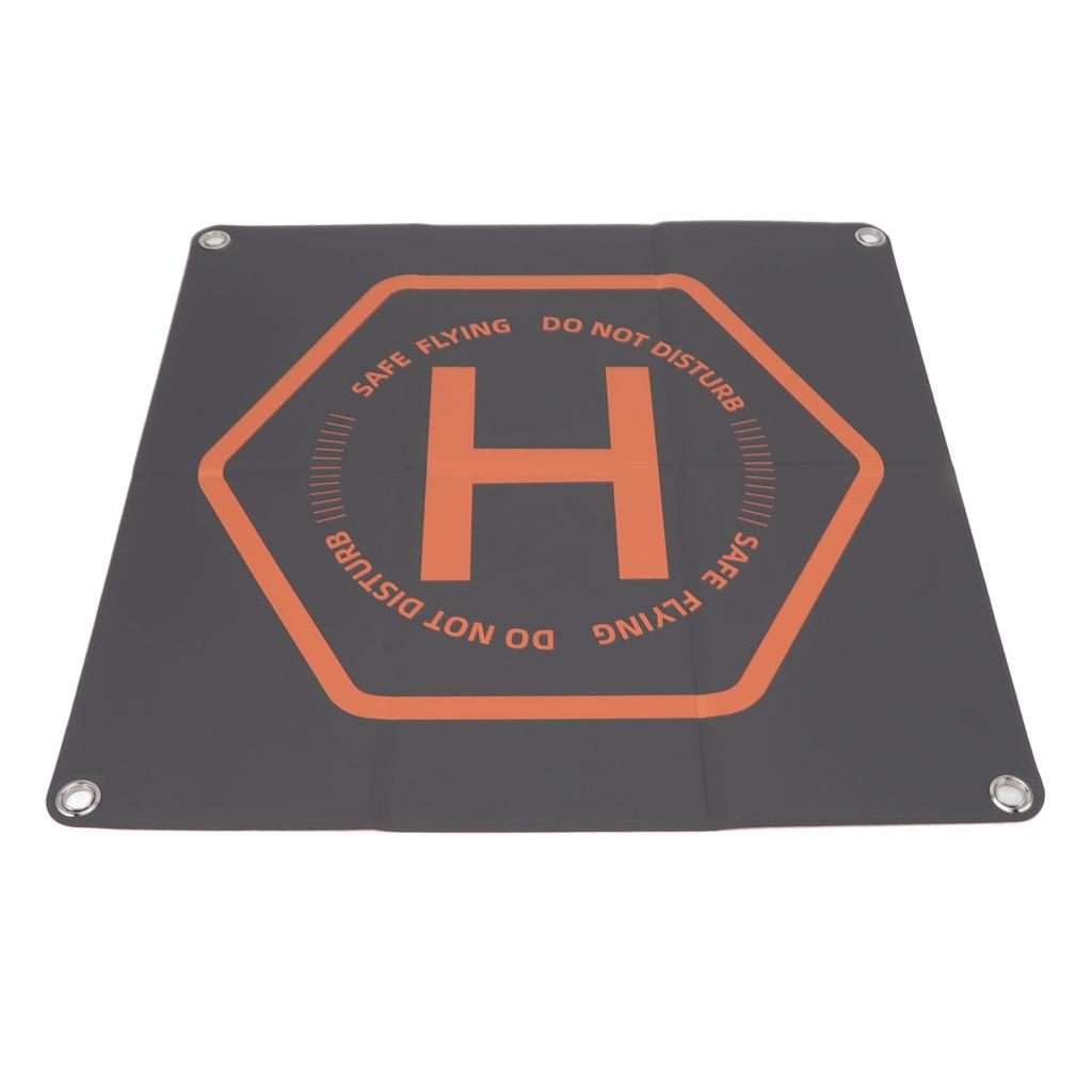 Drone Landing Pad Double Color Safety Warning Slogan Design 50cm Square Waterproof Drone Parking