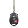 Replacement for Toyota 2012 2013 2014 2015 2016 Prius C Remote Entry Key Fob HYQ12BDM G Chip, New Uncut Blade; by AutoKeyMax (1)