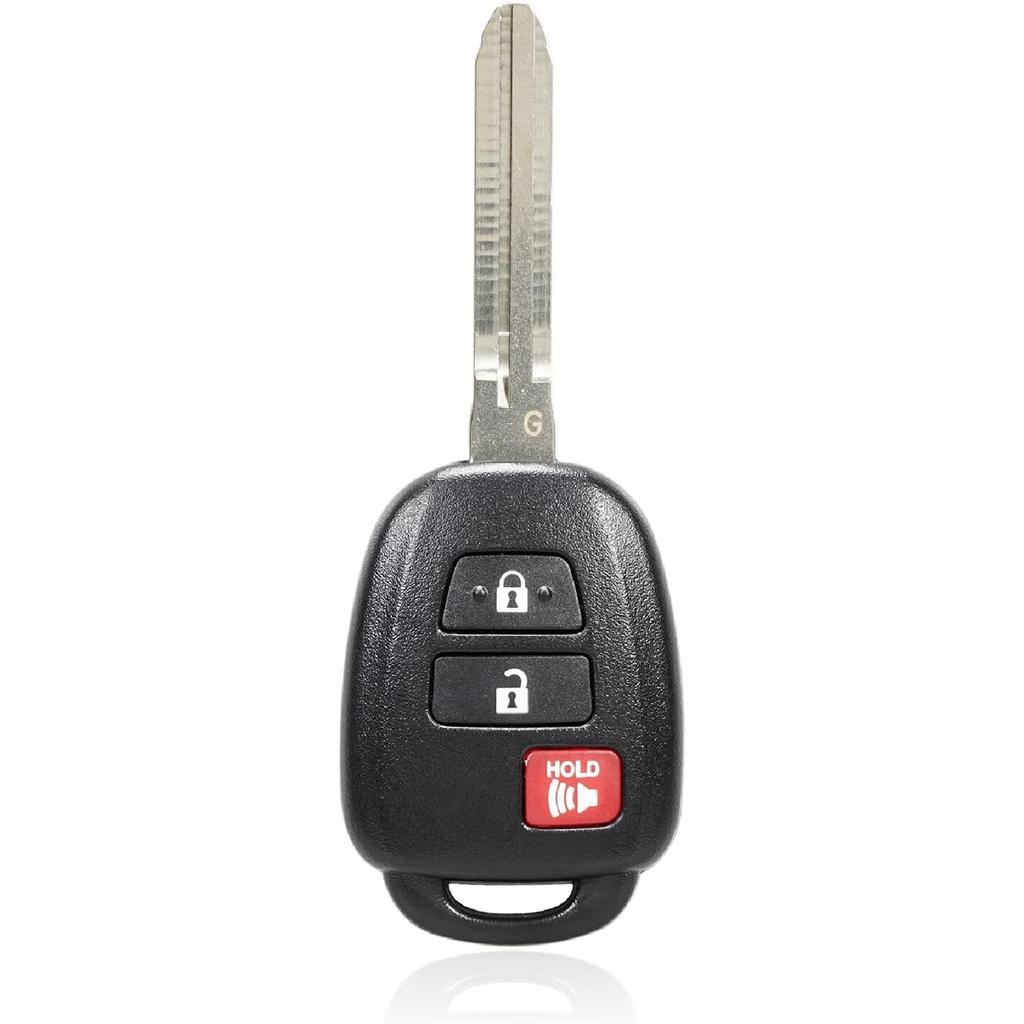 Replacement for Toyota 2012 2013 2014 2015 2016 Prius C Remote Entry Key Fob HYQ12BDM G Chip, New Uncut Blade; by AutoKeyMax (1)