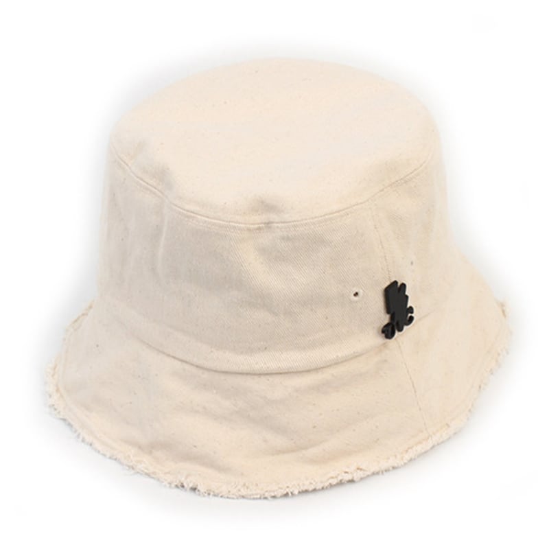 

Универсальная химия Винтажная шляпа-ведро из проволоки цвета слоновой кости FREE