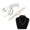 Women Jewelry Set Watch Bracelet Necklace Wife Girlfriend Anniversary Birthday Gift