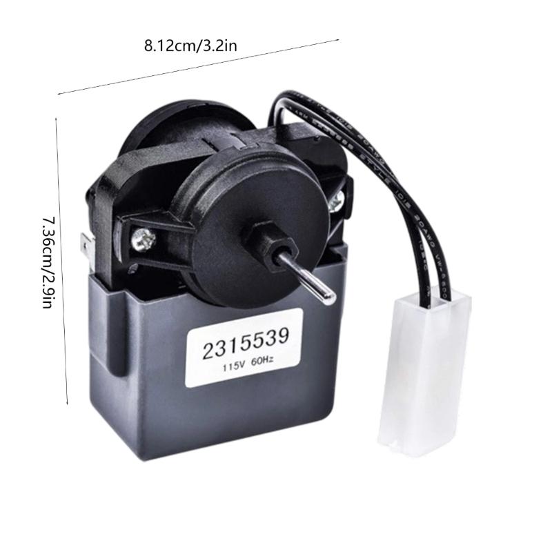 115V 60Hz 2315539 Refrigerator Fan Motor Assembly For WP2315539 W10438708 WP2315539VP 2219689 222562 Replacement Housing