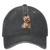 Yorkshire Terrier Baseball Cap Cute Dog Unisex Women Designer Hip Hop Hats Summer Fashion Hunting Camping Baseball Caps