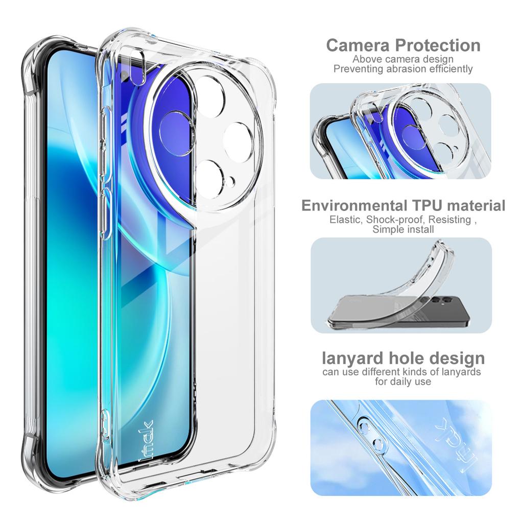 IMAK For vivo X300 5G Case TPU Phone Cover Airbag Shockproof Protection