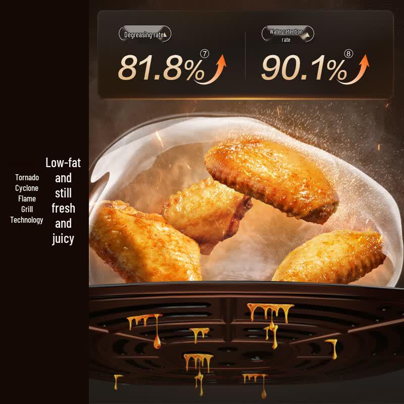 SUPOR 6L Touch Screen Air Fryer CN Plug (adapter Included)