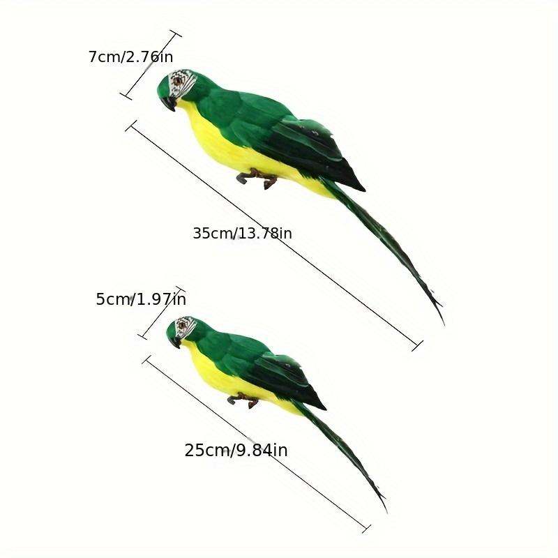 25/35 cm lifelike simulation bird feather bird parrot fake bird decoration home garden home decoration props