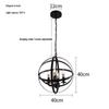 Oeny Luminaire Suspendu Industriel Vintage