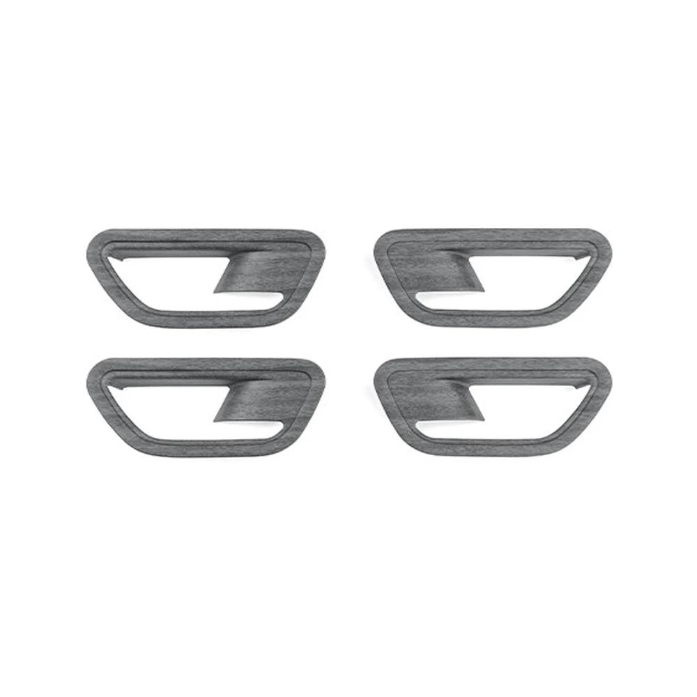 

Carbon Fiber Wood Grain Style Interior Mouldings Inner Door Bowl Handle Cover Trim For Hyundai Kona SX2 2026 2026 LHD RHD