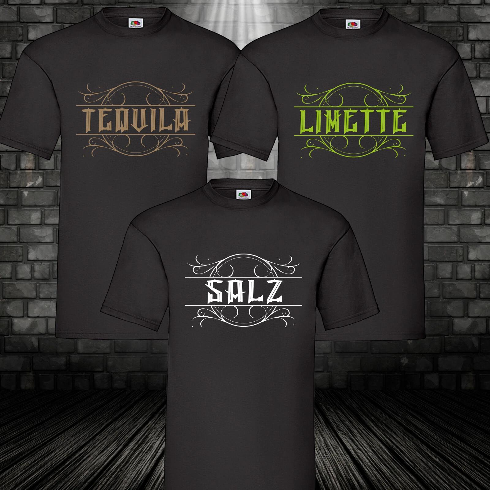 Tequila T-Shirt Fun Shirt Costume Salt Lime Carnival Carnival Party Shirt S-5XL M