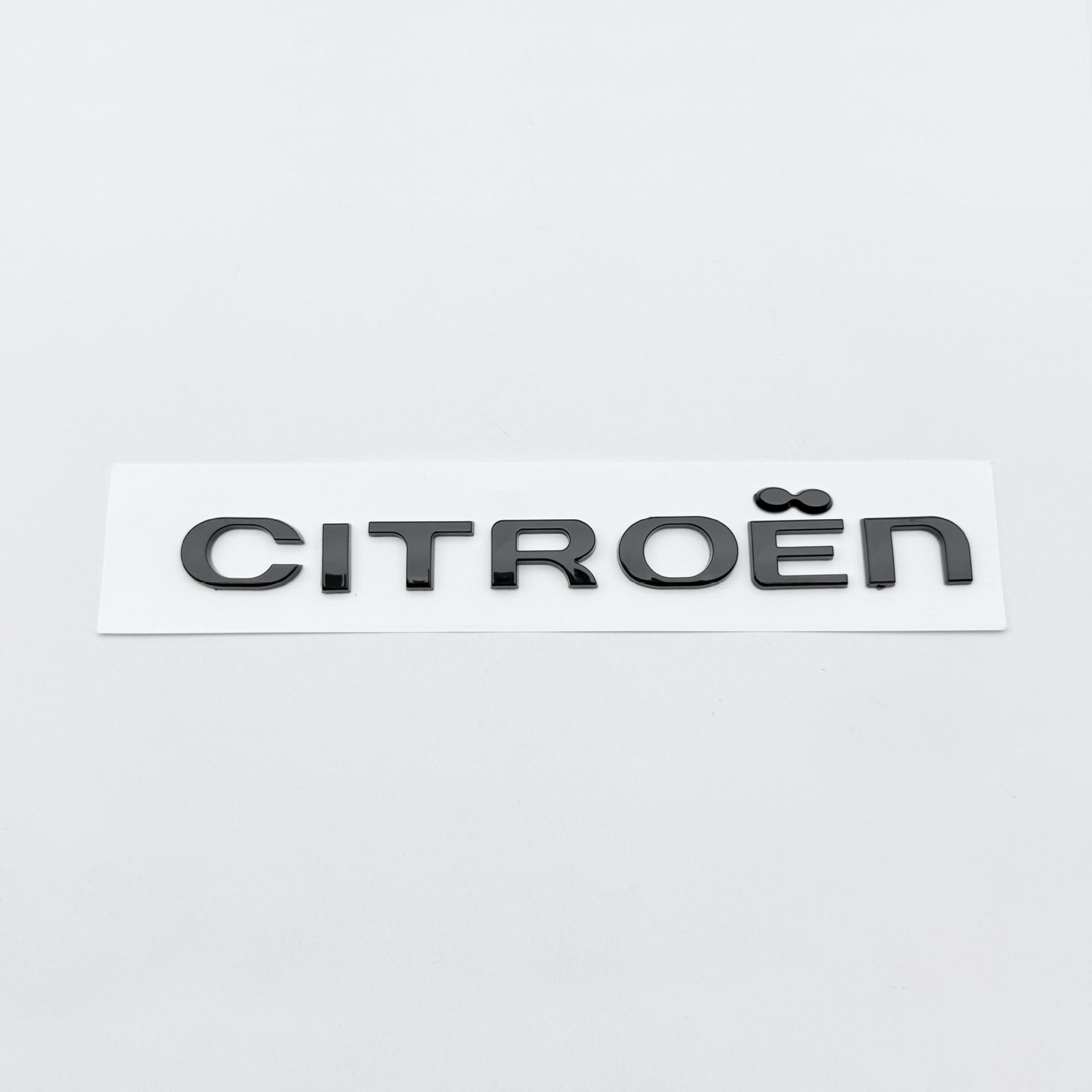 

3D ABS для Citroen C3 C4 C5 Буквы на автомобиль Передний значок на капот Наклейка на капот Задний значок на крышку багажника Наклейка Стайлинг автоаксессуары