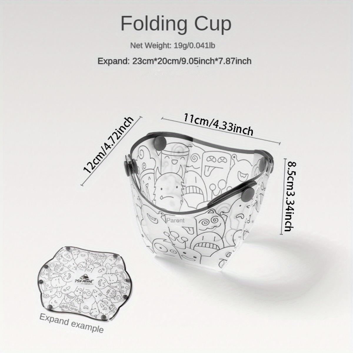 

Сверхлегкая складная посуда для улицы, портативная миска, обеденная тарелка, воронка для кофе и чашка для воды, универсальный набор посуды Folding Cup