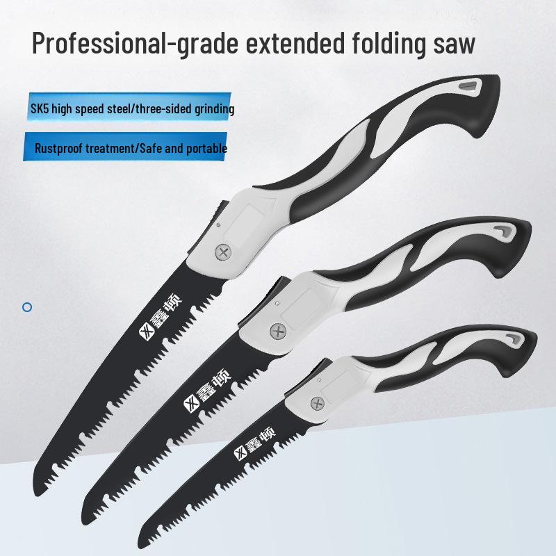 Xindun SK5 Folding Anti-Rust Outdoor Hand Saw for Garden and Tree Pruning