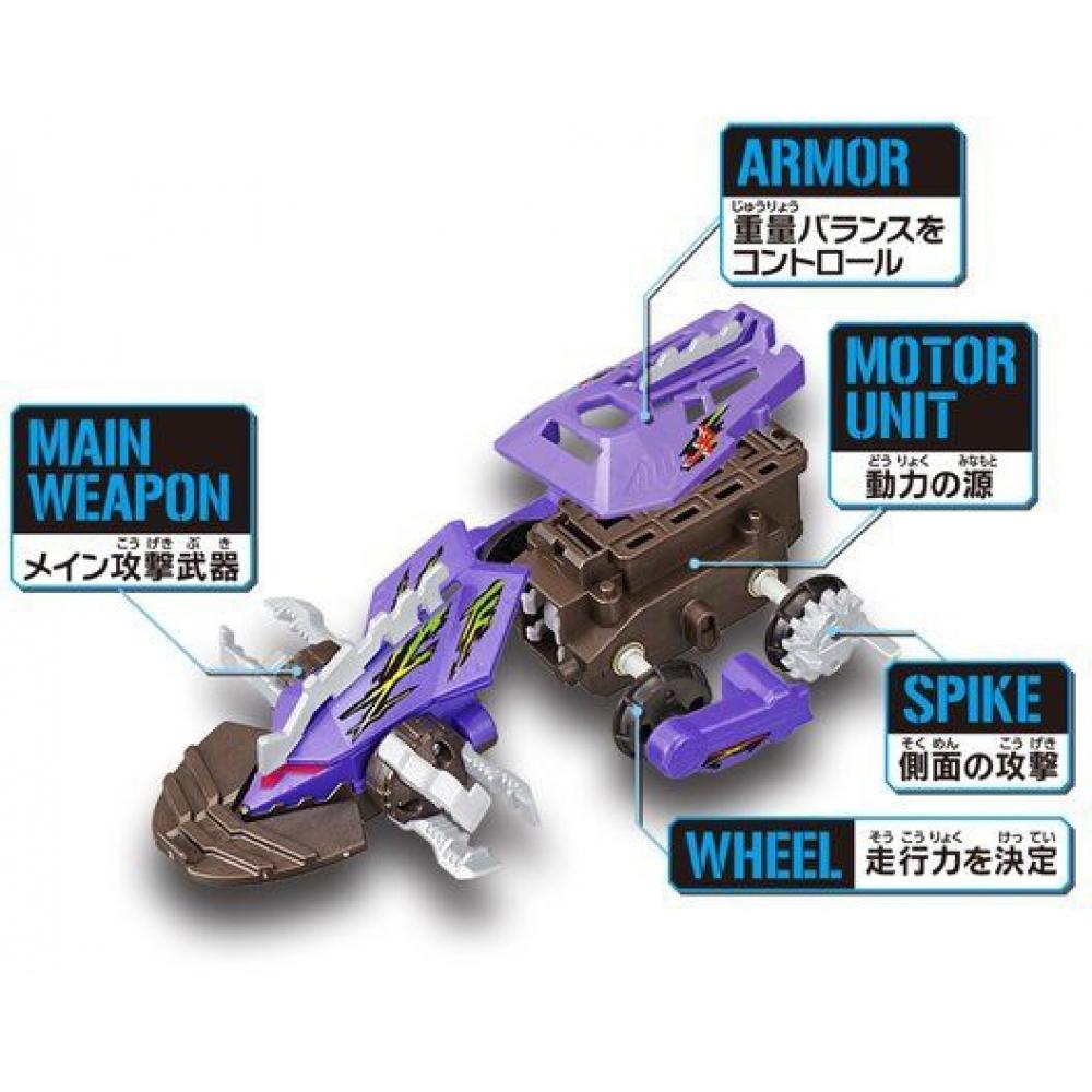 Bandai Brake Go Ga Brzda Go Ga Tornado Fang giGa Fialová 