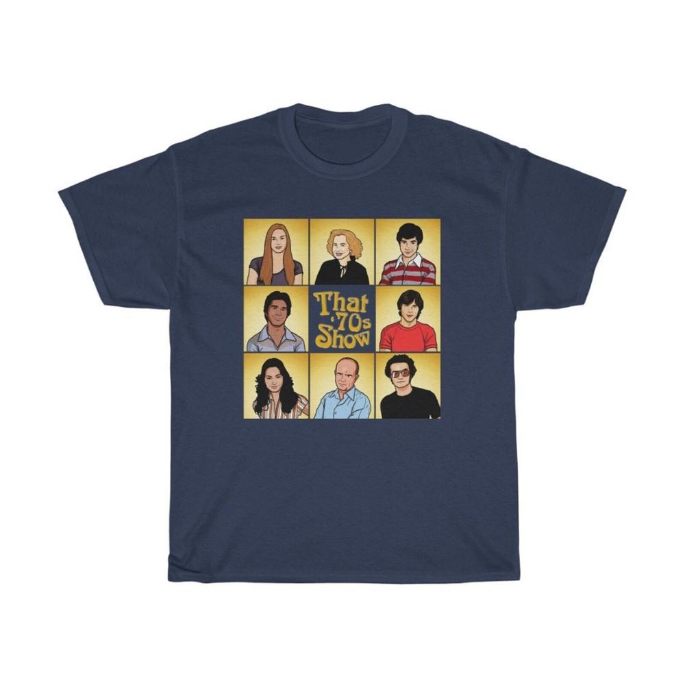 That 70s Show  70s Show Retro Classic TV Show Navy Black T-Shirt Size S to 5XL Unisex T-Shirt L