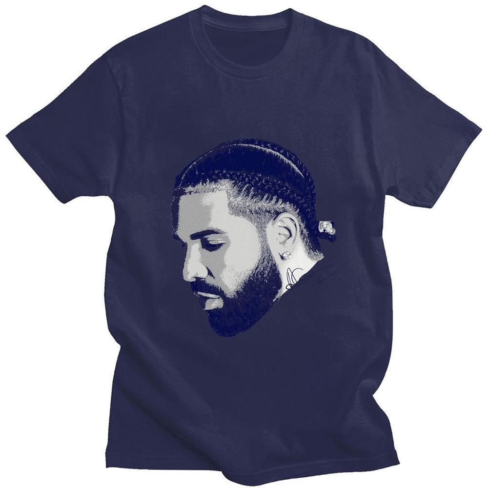 Vintage Rapper Drizzy Drake Print 100% Cotton T-shirt Unisex Casual Cott