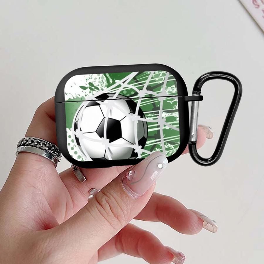 Earphone Cases Cover Case For Airpods 4 3 Pro3 Pro 2 Pro2 1 Football Art Airpods Pro