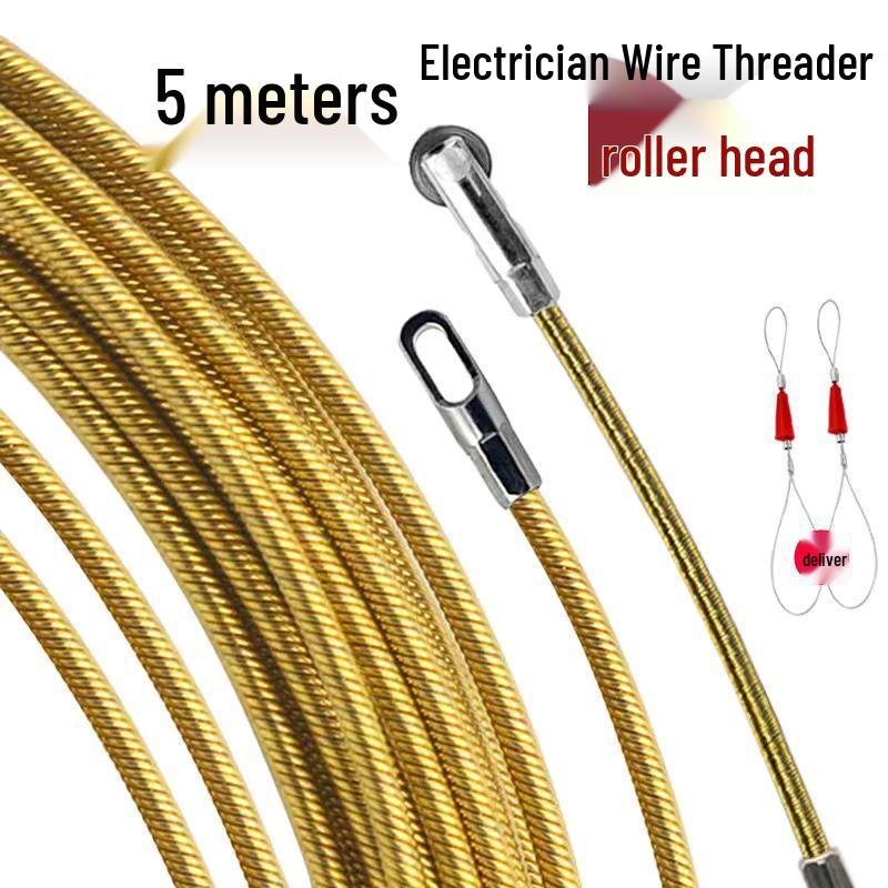 

Универсальный стальной проволочный протяжник и инструмент для протяжки электрика для скрытой проводки.