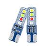 10Pcs Car License Plate Light Rgb T10 3030 8Smd Led Strobe Flash Light Led W5W/194 Clearance Lights Side Marker Parking Lamp