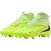 Nike Phantom 6 High Club MG GS Hyper Crimson Limelight Kids Cleats Yellow Life-Lime Black HQ2022-800