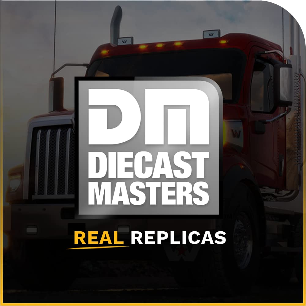 DIECAST MASTERS Western Star 4700 SF Tandem Truck Tractor with Metallic Black Cab