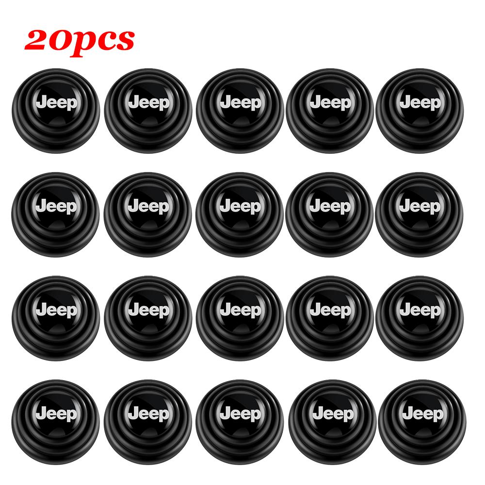 Per Jeep Guarnizione Ammortizzatore Portiera Auto Buffer Paracolpi Adesivo in Silicone per Jeep Renegade Compass Grand Cherokee Wrang